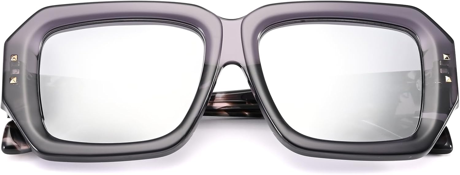 Retro Oversized Square Polarized Sunglasses for Men and Women – Fashion UV Protection Shades D1240401